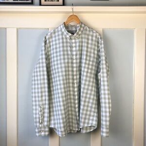 J. Crew Gingham Button Down Shirt